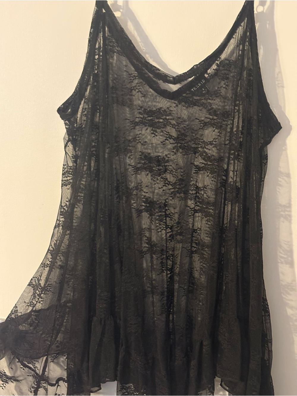torrid size 3 Black Sheer Lace Camisole Tank